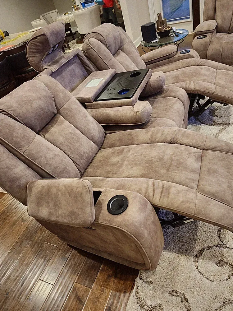 3 pieces power Recliner Sofa set