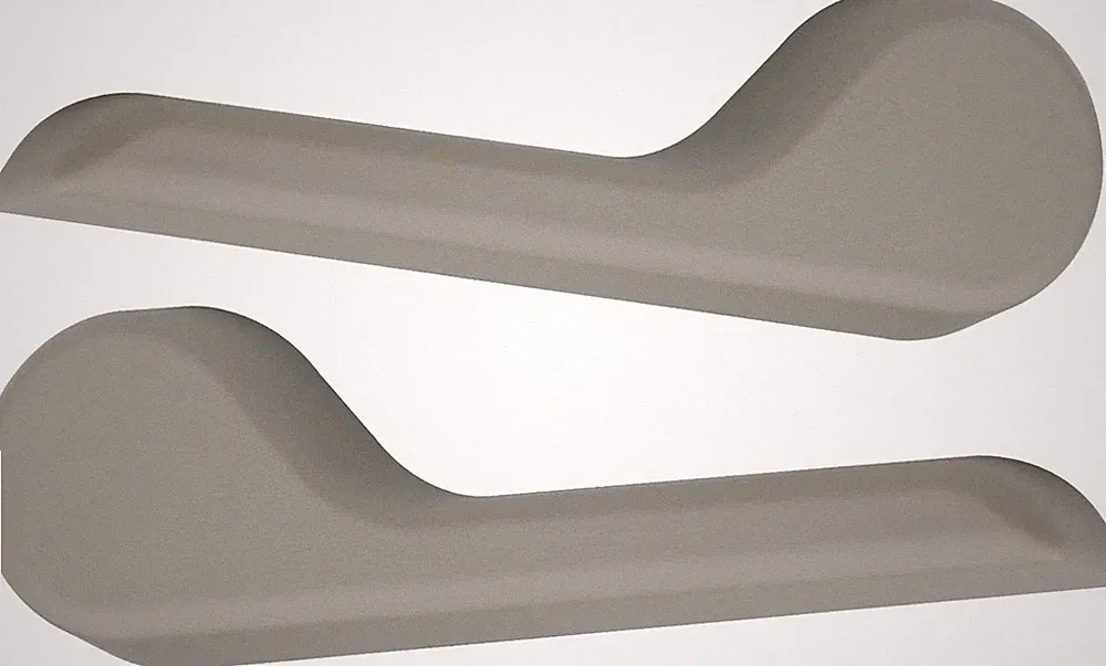 Gray Seat Recliner Handle Set for 07-13 Chevy Silverado Suburban GMC Sierra Yuko
