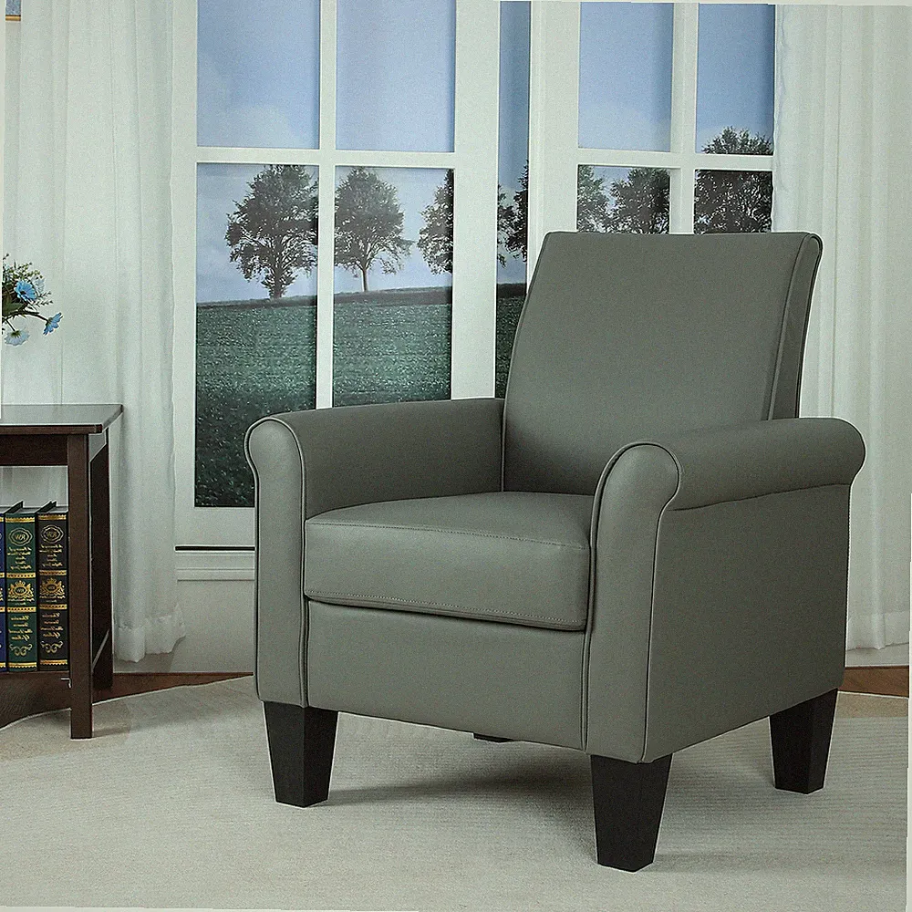 Modern Accent PU Leather Single Sofa Upholstered Living Room Comfy Armchair Home