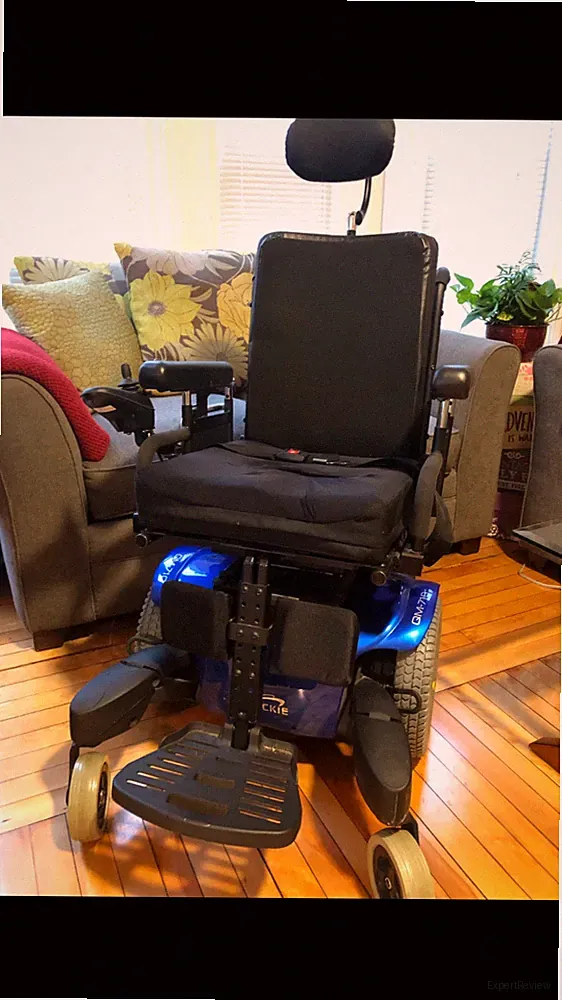 Quickie QM-710 Power Wheelchair - Blue