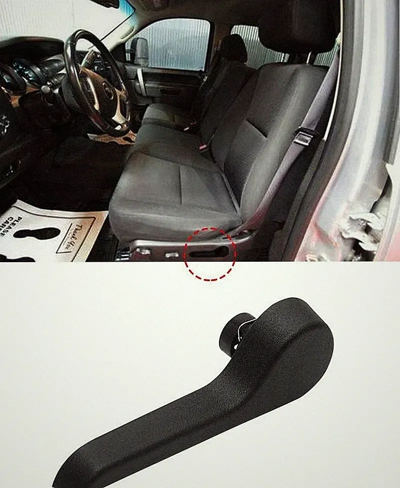 Seat Recliner Handle LH Driver Side Front Ebony for Chevy Silverado GMC Pickup T