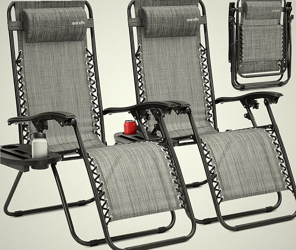 Zero Gravity Loun Chair – Outdoor Reclining Patio Chairs with